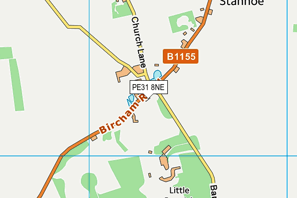 PE31 8NE map - OS VectorMap District (Ordnance Survey) PE31 8NE map - OS VectorMap District (Ordnance Survey)