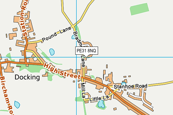 PE31 8NQ map - OS VectorMap District (Ordnance Survey) PE31 8NQ map - OS VectorMap District (Ordnance Survey)