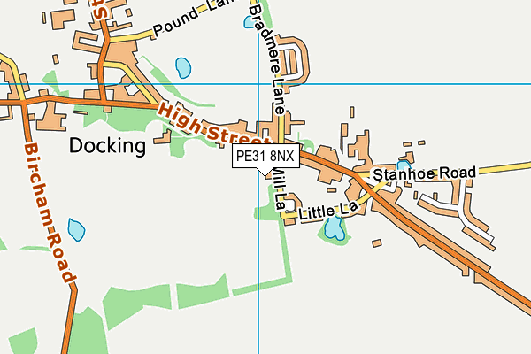 PE31 8NX map - OS VectorMap District (Ordnance Survey) PE31 8NX map - OS VectorMap District (Ordnance Survey)
