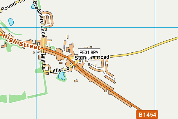 PE31 8PA map - OS VectorMap District (Ordnance Survey) PE31 8PA map - OS VectorMap District (Ordnance Survey)
