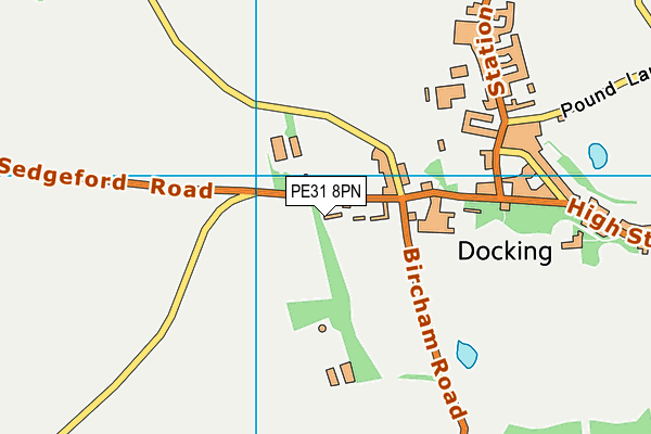 PE31 8PN map - OS VectorMap District (Ordnance Survey) PE31 8PN map - OS VectorMap District (Ordnance Survey)
