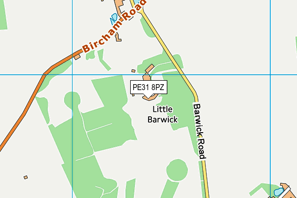 PE31 8PZ map - OS VectorMap District (Ordnance Survey) PE31 8PZ map - OS VectorMap District (Ordnance Survey)