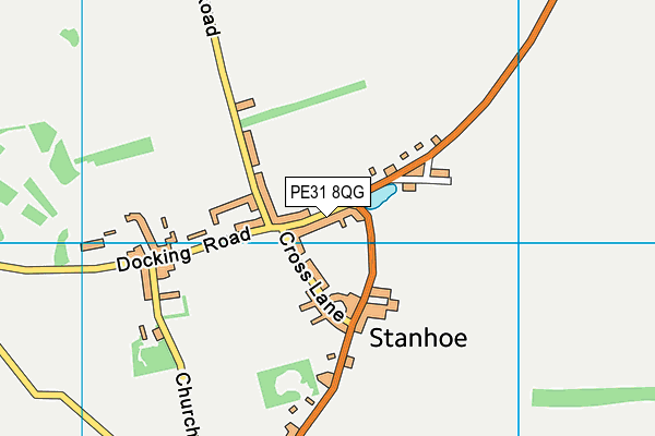 PE31 8QG map - OS VectorMap District (Ordnance Survey)