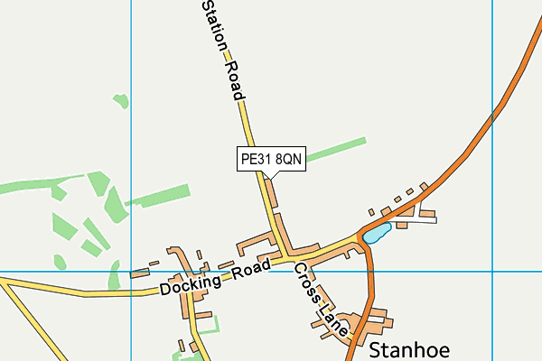 PE31 8QN map - OS VectorMap District (Ordnance Survey)