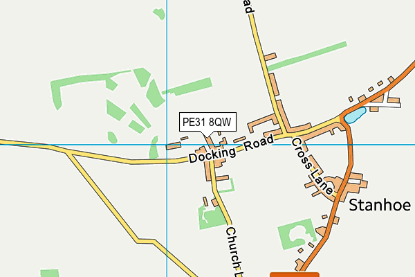 PE31 8QW map - OS VectorMap District (Ordnance Survey) PE31 8QW map - OS VectorMap District (Ordnance Survey)