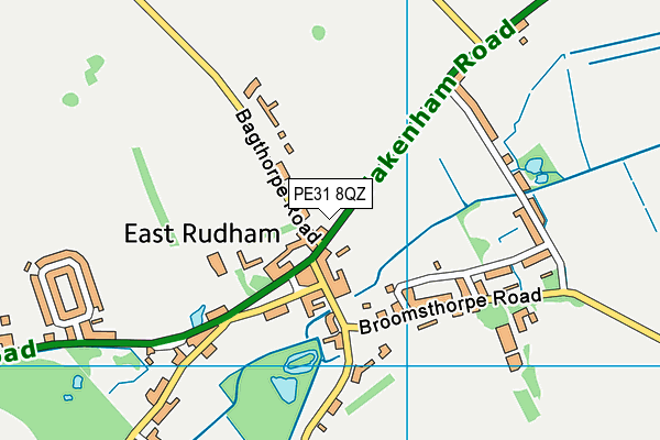 PE31 8QZ map - OS VectorMap District (Ordnance Survey)