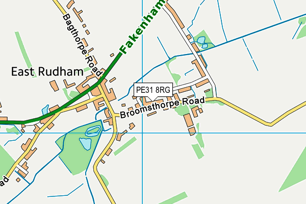 PE31 8RG map - OS VectorMap District (Ordnance Survey) PE31 8RG map - OS VectorMap District (Ordnance Survey)