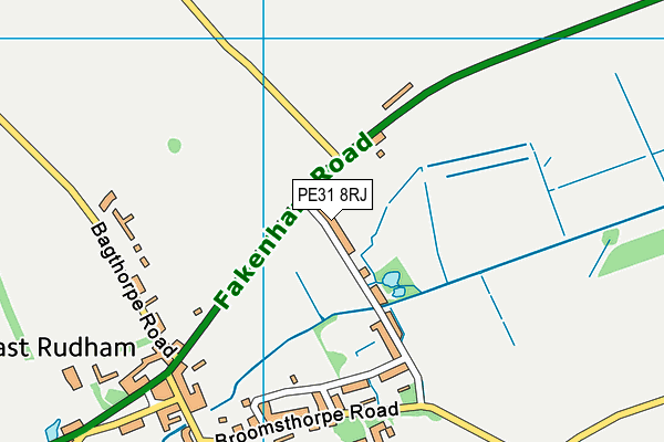 PE31 8RJ map - OS VectorMap District (Ordnance Survey) PE31 8RJ map - OS VectorMap District (Ordnance Survey)