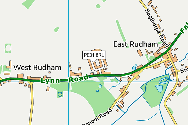 PE31 8RL map - OS VectorMap District (Ordnance Survey) PE31 8RL map - OS VectorMap District (Ordnance Survey)