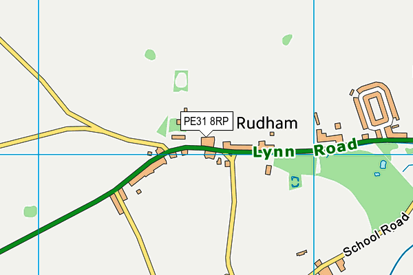 PE31 8RP map - OS VectorMap District (Ordnance Survey)