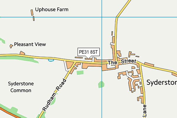 PE31 8ST map - OS VectorMap District (Ordnance Survey) PE31 8ST map - OS VectorMap District (Ordnance Survey)