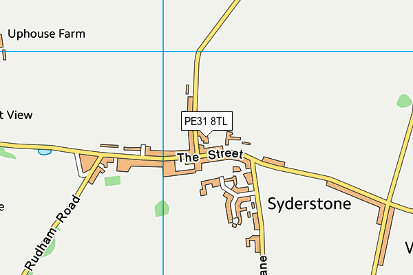 PE31 8TL map - OS VectorMap District (Ordnance Survey) PE31 8TL map - OS VectorMap District (Ordnance Survey)