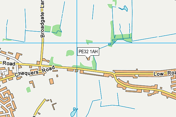 PE32 1AH map - OS VectorMap District (Ordnance Survey) PE32 1AH map - OS VectorMap District (Ordnance Survey)