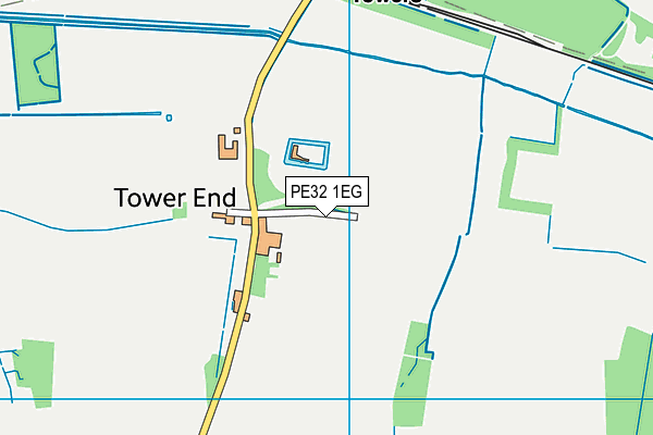 PE32 1EG map - OS VectorMap District (Ordnance Survey) PE32 1EG map - OS VectorMap District (Ordnance Survey)