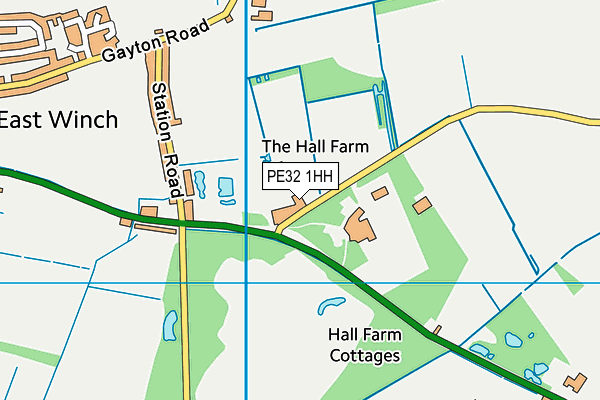 PE32 1HH map - OS VectorMap District (Ordnance Survey) PE32 1HH map - OS VectorMap District (Ordnance Survey)