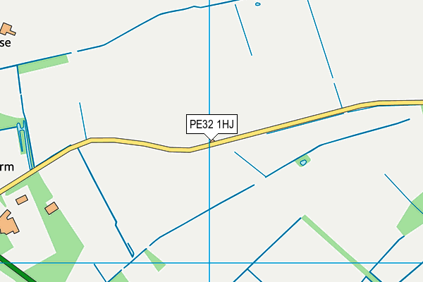 PE32 1HJ map - OS VectorMap District (Ordnance Survey) PE32 1HJ map - OS VectorMap District (Ordnance Survey)