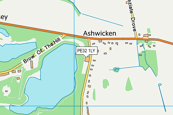 PE32 1LY map - OS VectorMap District (Ordnance Survey) PE32 1LY map - OS VectorMap District (Ordnance Survey)