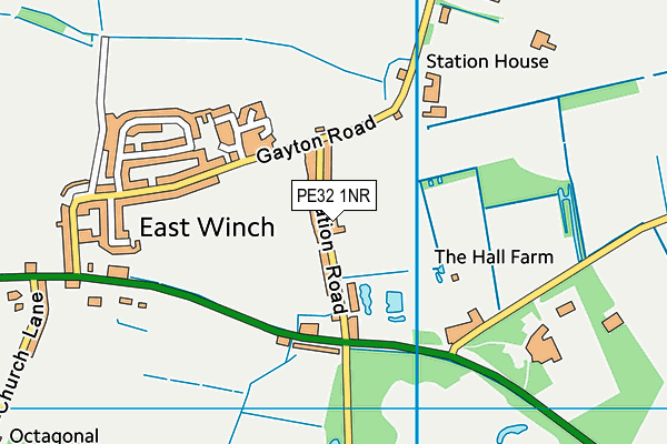 PE32 1NR map - OS VectorMap District (Ordnance Survey) PE32 1NR map - OS VectorMap District (Ordnance Survey)