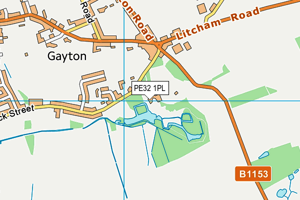 PE32 1PL map - OS VectorMap District (Ordnance Survey) PE32 1PL map - OS VectorMap District (Ordnance Survey)