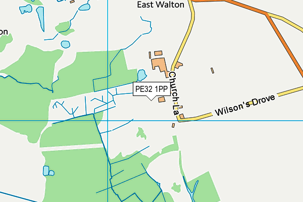 PE32 1PP map - OS VectorMap District (Ordnance Survey) PE32 1PP map - OS VectorMap District (Ordnance Survey)