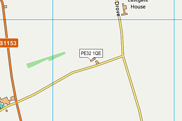 PE32 1QE map - OS VectorMap District (Ordnance Survey) PE32 1QE map - OS VectorMap District (Ordnance Survey)