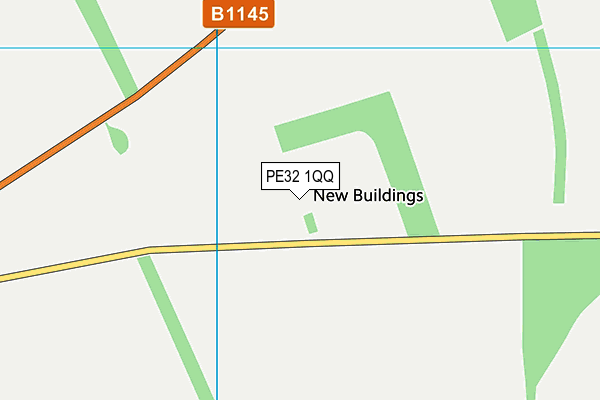 PE32 1QQ map - OS VectorMap District (Ordnance Survey) PE32 1QQ map - OS VectorMap District (Ordnance Survey)