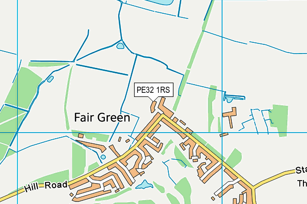 PE32 1RS map - OS VectorMap District (Ordnance Survey) PE32 1RS map - OS VectorMap District (Ordnance Survey)