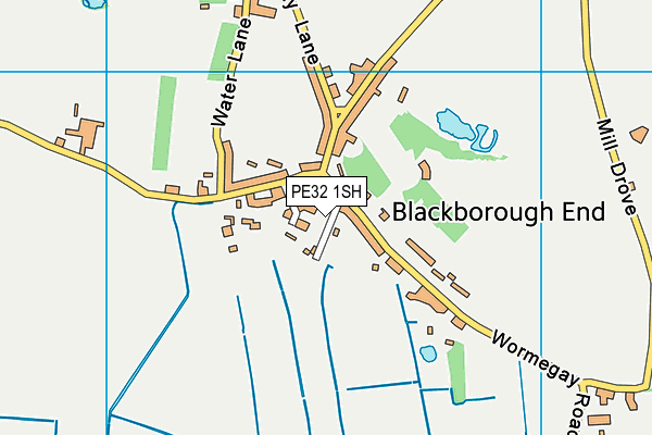 PE32 1SH map - OS VectorMap District (Ordnance Survey) PE32 1SH map - OS VectorMap District (Ordnance Survey)