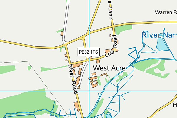 PE32 1TS map - OS VectorMap District (Ordnance Survey) PE32 1TS map - OS VectorMap District (Ordnance Survey)