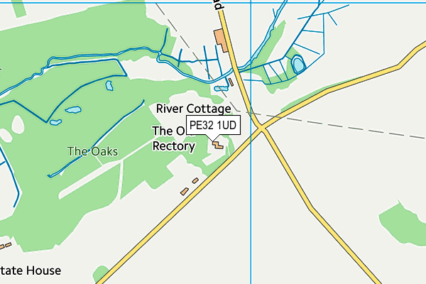 PE32 1UD map - OS VectorMap District (Ordnance Survey) PE32 1UD map - OS VectorMap District (Ordnance Survey)