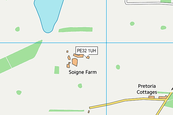 PE32 1UH map - OS VectorMap District (Ordnance Survey) PE32 1UH map - OS VectorMap District (Ordnance Survey)
