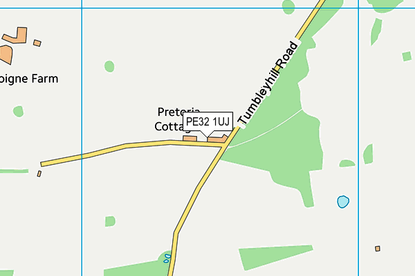 PE32 1UJ map - OS VectorMap District (Ordnance Survey) PE32 1UJ map - OS VectorMap District (Ordnance Survey)