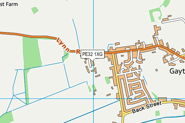 PE32 1XG map - OS VectorMap District (Ordnance Survey) PE32 1XG map - OS VectorMap District (Ordnance Survey)