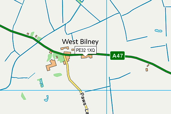 PE32 1XQ map - OS VectorMap District (Ordnance Survey) PE32 1XQ map - OS VectorMap District (Ordnance Survey)