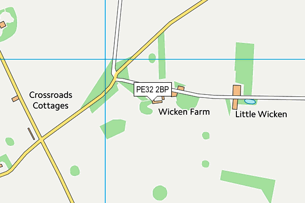 PE32 2BP map - OS VectorMap District (Ordnance Survey) PE32 2BP map - OS VectorMap District (Ordnance Survey)