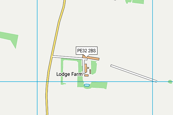 PE32 2BS map - OS VectorMap District (Ordnance Survey)