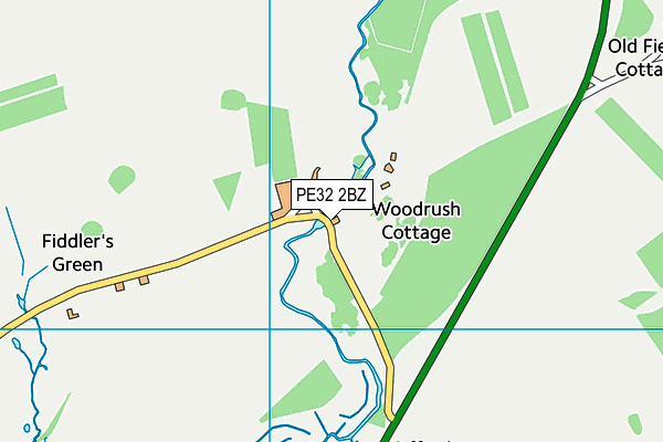 PE32 2BZ map - OS VectorMap District (Ordnance Survey) PE32 2BZ map - OS VectorMap District (Ordnance Survey)