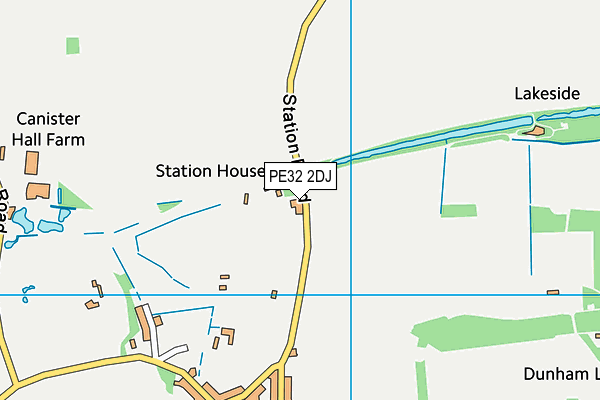 PE32 2DJ map - OS VectorMap District (Ordnance Survey) PE32 2DJ map - OS VectorMap District (Ordnance Survey)