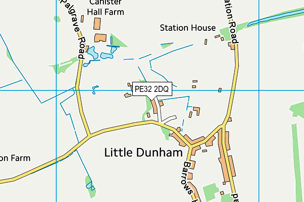 PE32 2DQ map - OS VectorMap District (Ordnance Survey) PE32 2DQ map - OS VectorMap District (Ordnance Survey)