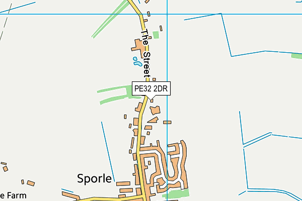 PE32 2DR map - OS VectorMap District (Ordnance Survey) PE32 2DR map - OS VectorMap District (Ordnance Survey)