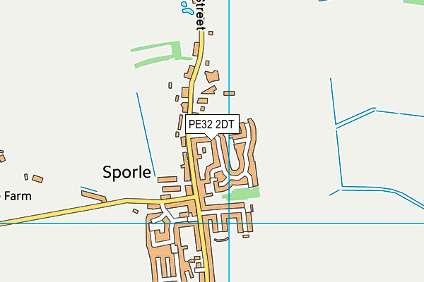 PE32 2DT map - OS VectorMap District (Ordnance Survey) PE32 2DT map - OS VectorMap District (Ordnance Survey)