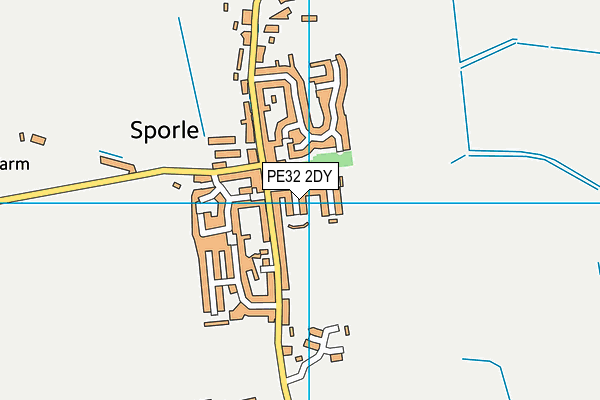 PE32 2DY map - OS VectorMap District (Ordnance Survey) PE32 2DY map - OS VectorMap District (Ordnance Survey)