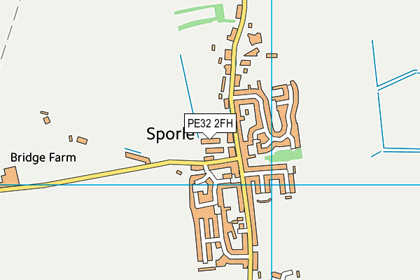 PE32 2FH map - OS VectorMap District (Ordnance Survey) PE32 2FH map - OS VectorMap District (Ordnance Survey)