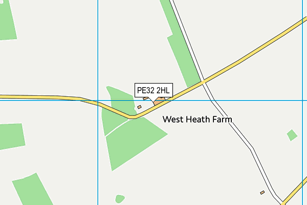 PE32 2HL map - OS VectorMap District (Ordnance Survey) PE32 2HL map - OS VectorMap District (Ordnance Survey)
