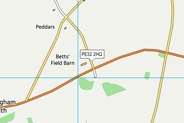 PE32 2HQ map - OS VectorMap District (Ordnance Survey) PE32 2HQ map - OS VectorMap District (Ordnance Survey)