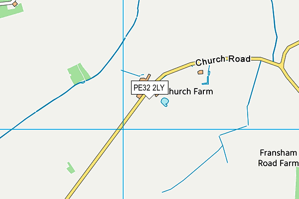 PE32 2LY map - OS VectorMap District (Ordnance Survey) PE32 2LY map - OS VectorMap District (Ordnance Survey)
