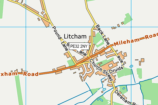 PE32 2NY map - OS VectorMap District (Ordnance Survey) PE32 2NY map - OS VectorMap District (Ordnance Survey)