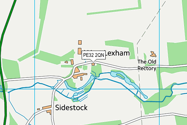PE32 2QN map - OS VectorMap District (Ordnance Survey) PE32 2QN map - OS VectorMap District (Ordnance Survey)