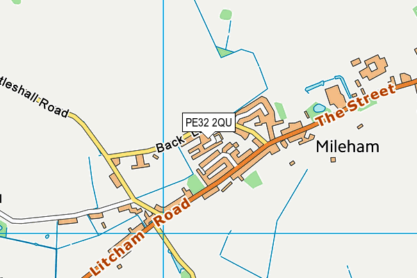 PE32 2QU map - OS VectorMap District (Ordnance Survey) PE32 2QU map - OS VectorMap District (Ordnance Survey)