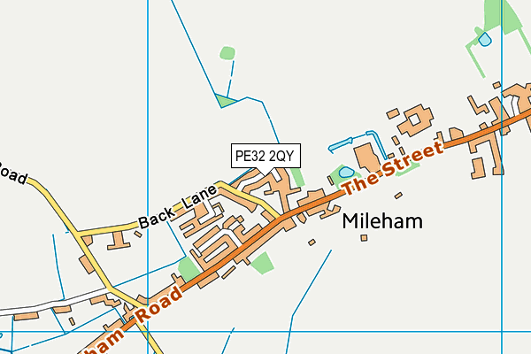 PE32 2QY map - OS VectorMap District (Ordnance Survey) PE32 2QY map - OS VectorMap District (Ordnance Survey)
